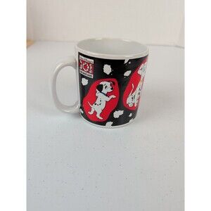 WALT DISNEY CO. Vtg Classic "101 Dalmations" 12oz Ceramic Coffee Mug